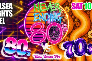 NEVER ENDING 80S PRESENTS: 80S Vs 70s GLOW Vs FRO