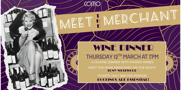 Meet the Merchant: Wine Dinner!
