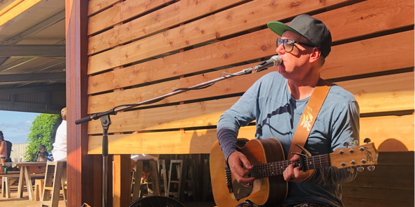 CHRIS HAWKER live at The River - Concert poster