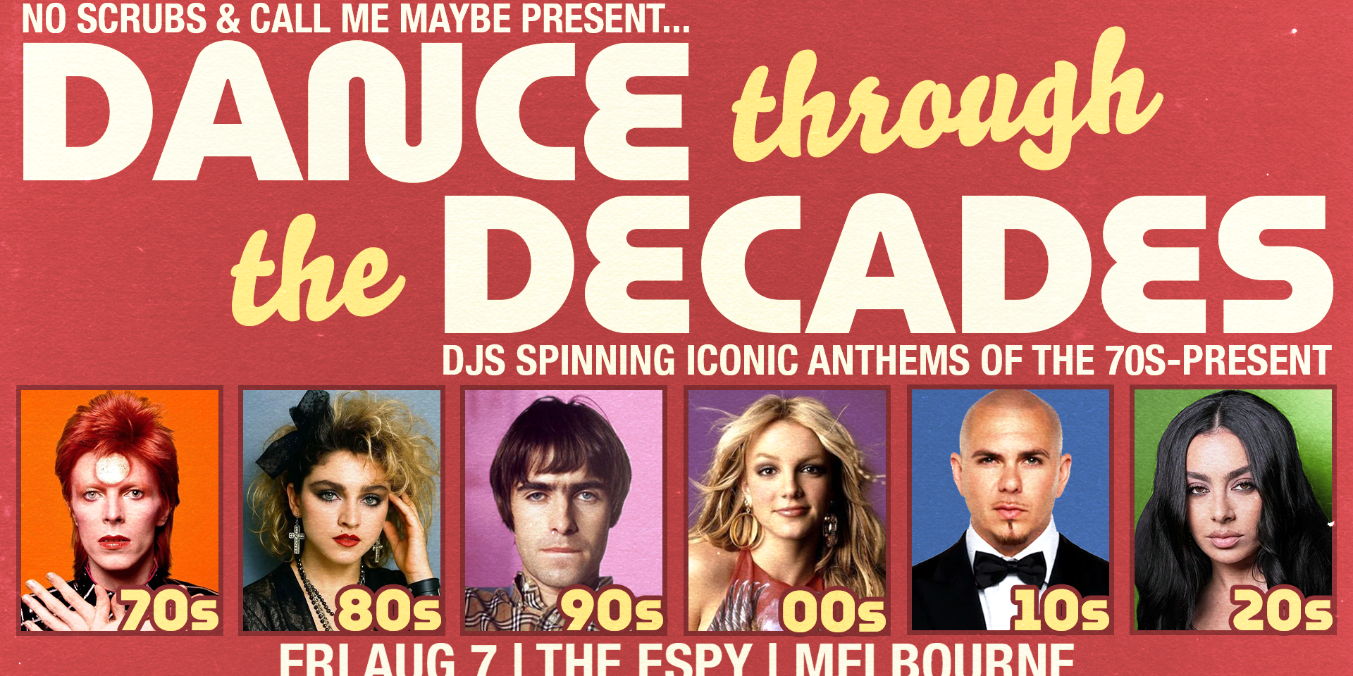 CANCELLED | Dance Through The Decades - Melbourne