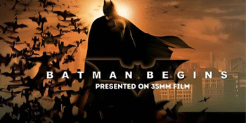 BATMAN BEGINS (M) Presented in 35mm