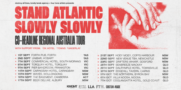 Event image for Slowly Slowly + Stand Atlantic