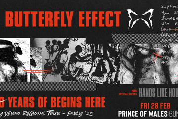 The Butterfly Effect - "Begins Here"  21st Anniversary Regional Tour