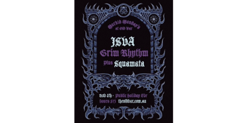 MORBID MONDAYS PUBLIC HOLIDAY EVE w/ ISUA + GRIM RHYTHM + SQUAMATA