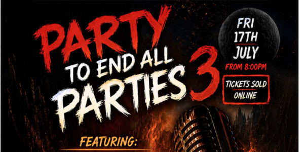 Deep South Music: Party To End All Parties 3 live at The Workers Club - Concert poster