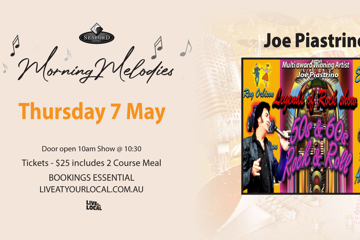 Morning Melodies - Joe Piastrino’s "Legends of Rock" Show