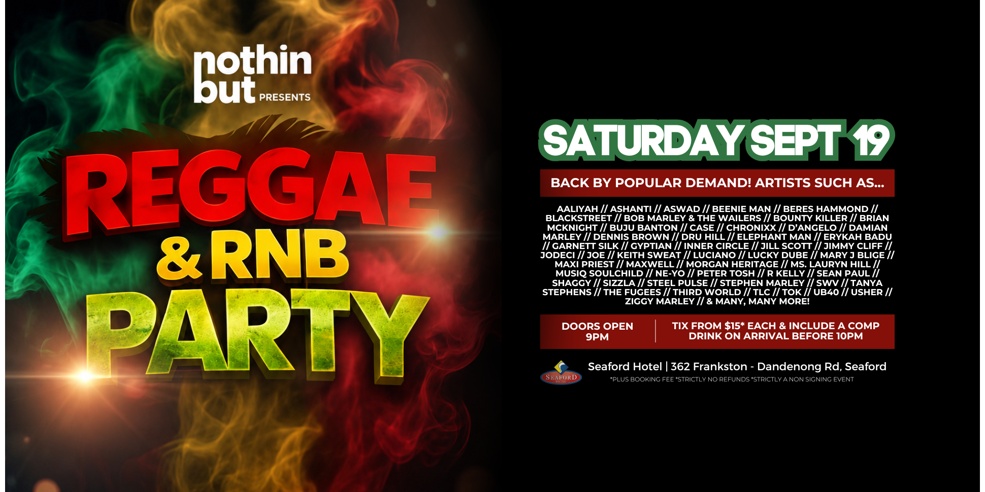REGGAE & RNB PARTY NIGHT