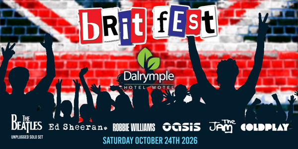 Brit Fest (from the UK) - TOWNSVILLE live at Dalrymple Hotel - Concert poster