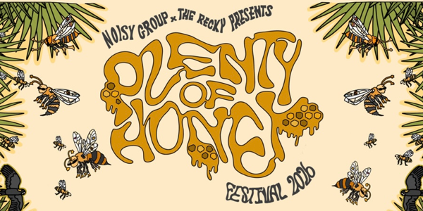 PLENTY OF HONEY FESTIVAL FEAT. BEDDY RAYS, SHAG ROCK, LAZY GHOST + MORE live at The Recky Pacific Palms Rec Club in Pacific Palms on April 04, 2026 - Concert poster