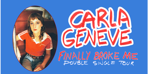 Carla Geneve live at The Junk Bar - Concert poster