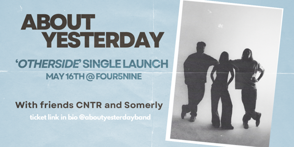 About Yesterday live at Four5Nine Bar - Concert poster