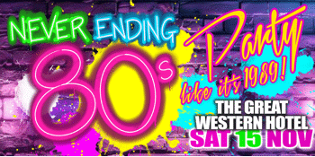 Never Ending 80s – Party Like Its 1989