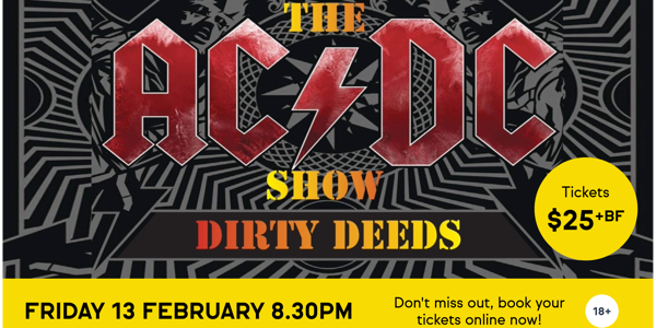 Dirty Deeds – Australia’s Number one ACDC Tribute poster