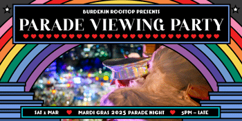 ROOFTOP VIEWING PARTY | MARDI GRAS PARADE NIGHT 2025