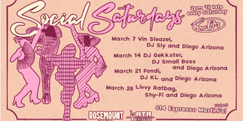 Rosemount Hotel X RTRFM Social Saturdays March