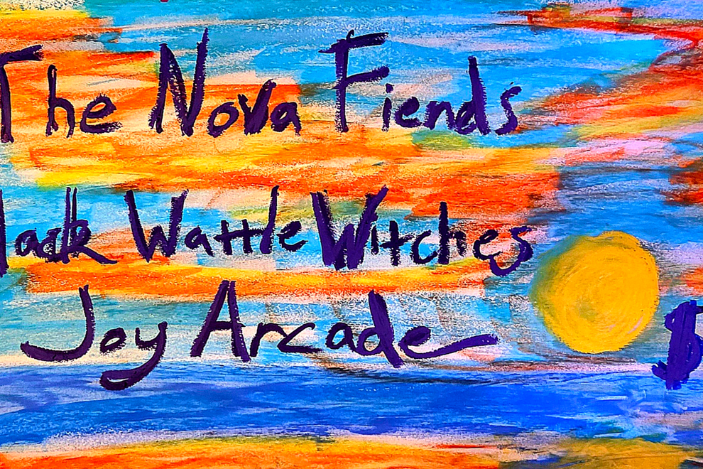 The Nova Fiends @The Tote Upstairs, supported by Black Wattle Witches, and Joy Arcade