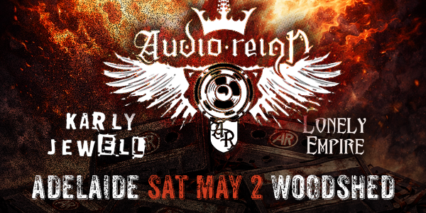 Audio Reign live at Woodshed in Royal Park on May 02, 2026 - Concert poster