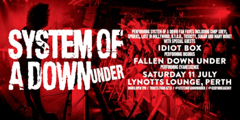 SYSTEM OF A DOWN UNDER | SOAD TRIBUTE | PERTH