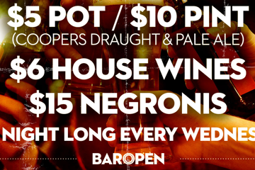 Wednesday Drink Specials