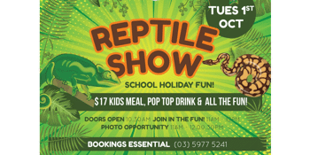 Reptile Show at Somerville Hotel