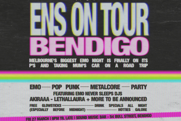 EMO NEVER SLEEPS ON TOUR | BENDIGO