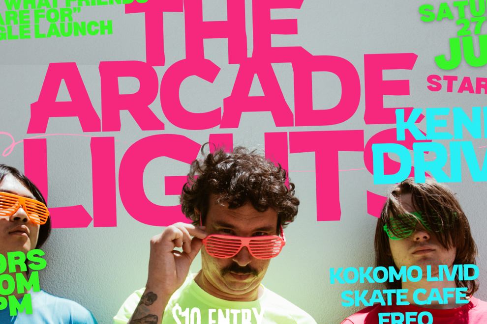 The Arcade Lights (Single Launch) and Kenny Drives @ Kokomo's Livid Skate Cafe Freo