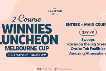 Melbourne Cup - Winnie's Restaurant - 2 Course