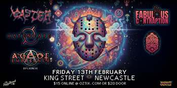Caster + Hatescape + Age of Emergence (EP Launch) + Fabulous Contraption + Loom of Time