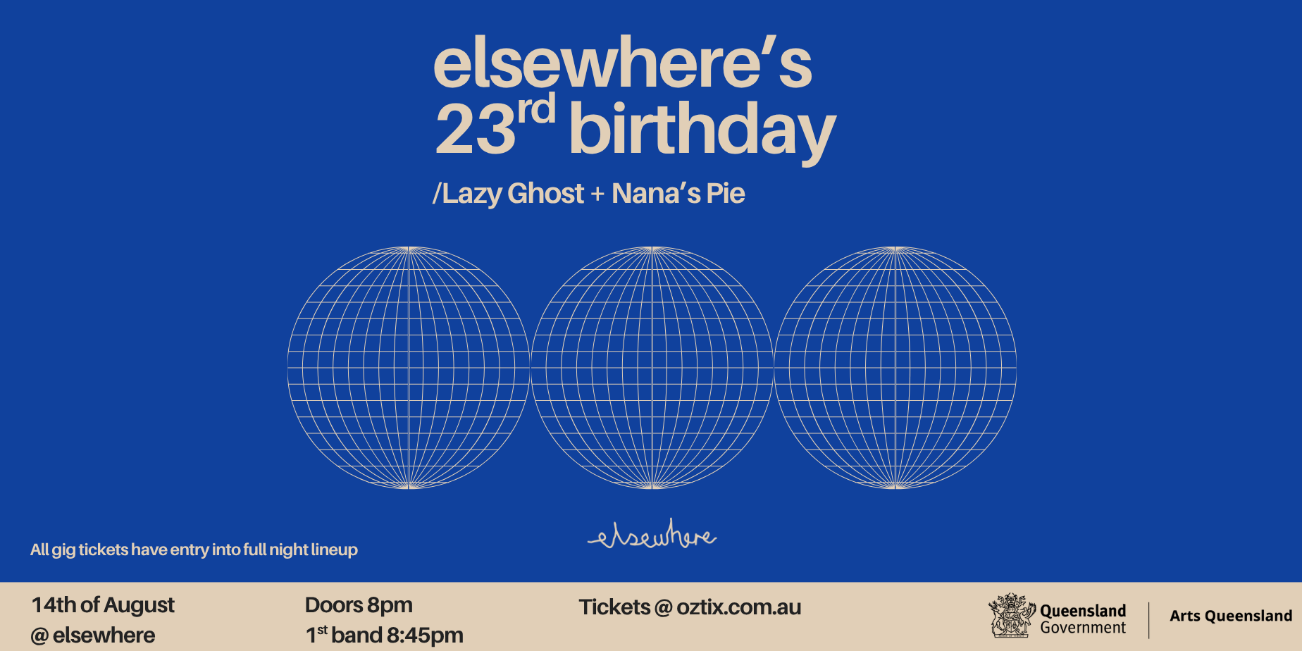 elsewhere's 23rd birthday | LAZY GHOST + NANA'S PIE