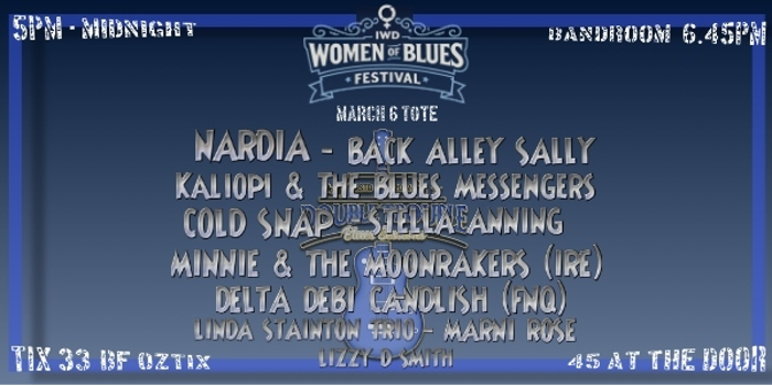 IWD - WOMEN OF BLUES FESTIVAL @ THE TOTE
