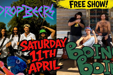 BOING BOING & The Drop Beers (free event)