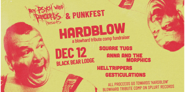 Hardblow Tribute Comp Fundraiser 2 live at Black Bear Lodge - Concert poster