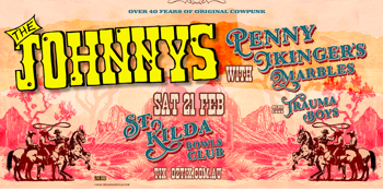 Billy Pommer Jr of  The Johnnys' 65th Birthday Bash in St Kilda