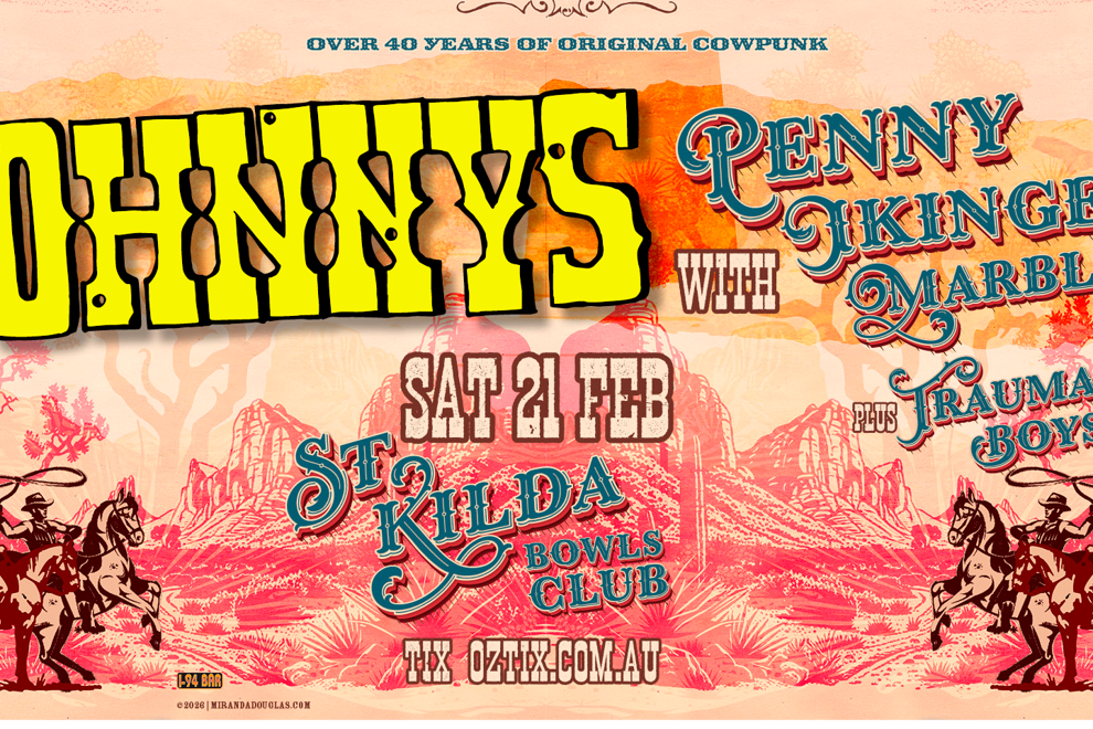 Billy Pommer Jr of  The Johnnys' 65th Birthday Bash in St Kilda