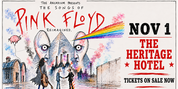 The Songs of Pink Floyd - Reimagined live at The Heritage Hotel - Concert poster