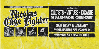 Nicolas Cage Fighter “I Watched You Burn” Album Tour