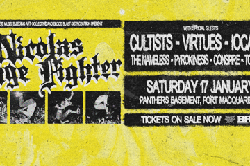 Nicolas Cage Fighter “I Watched You Burn” Album Tour