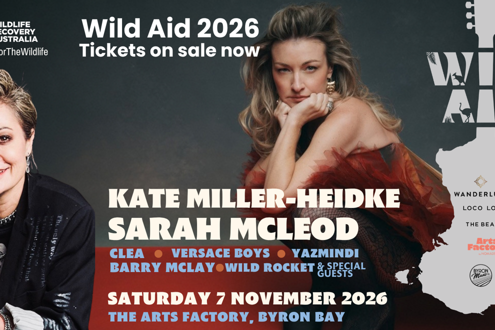 WILD AID 2026 – MUSIC FOR WILDLIFE - BYRON BAY