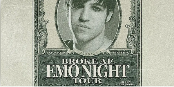 BROKE AF EMO NIGHT BRISBANE live at The Brightside (Outdoors) - Concert poster