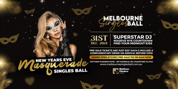 MEGA NYE Masquerade Singles Party!