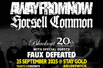 Away From Now, 20-Year Anniversary Vinyl Launch of Blackout | Horsell Common, 30-Year Anniversary