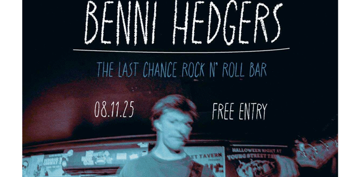 BENNI HEDGERS @ LAST CHANCE