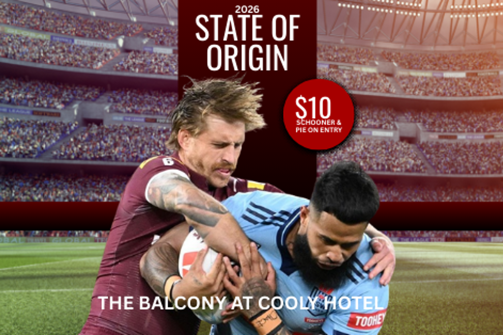 Origin Night at The Balcony - Schooners, Pies & Tries!