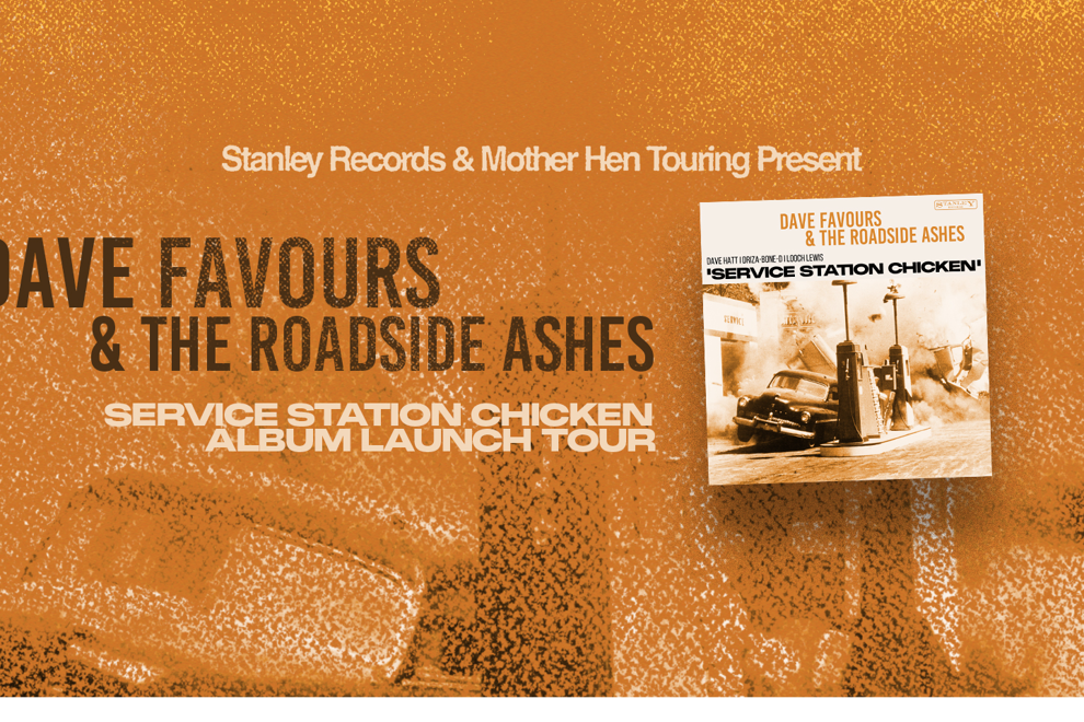 Dave Favours + The Roadside Ashes + Honk (Free Entry!)