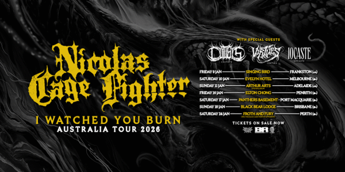 Nicholas Cage Fighter - I Watched You Burn Album Tour