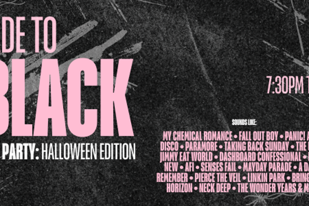 ?? FADE TO BLACK Emo Night: Halloween Edition