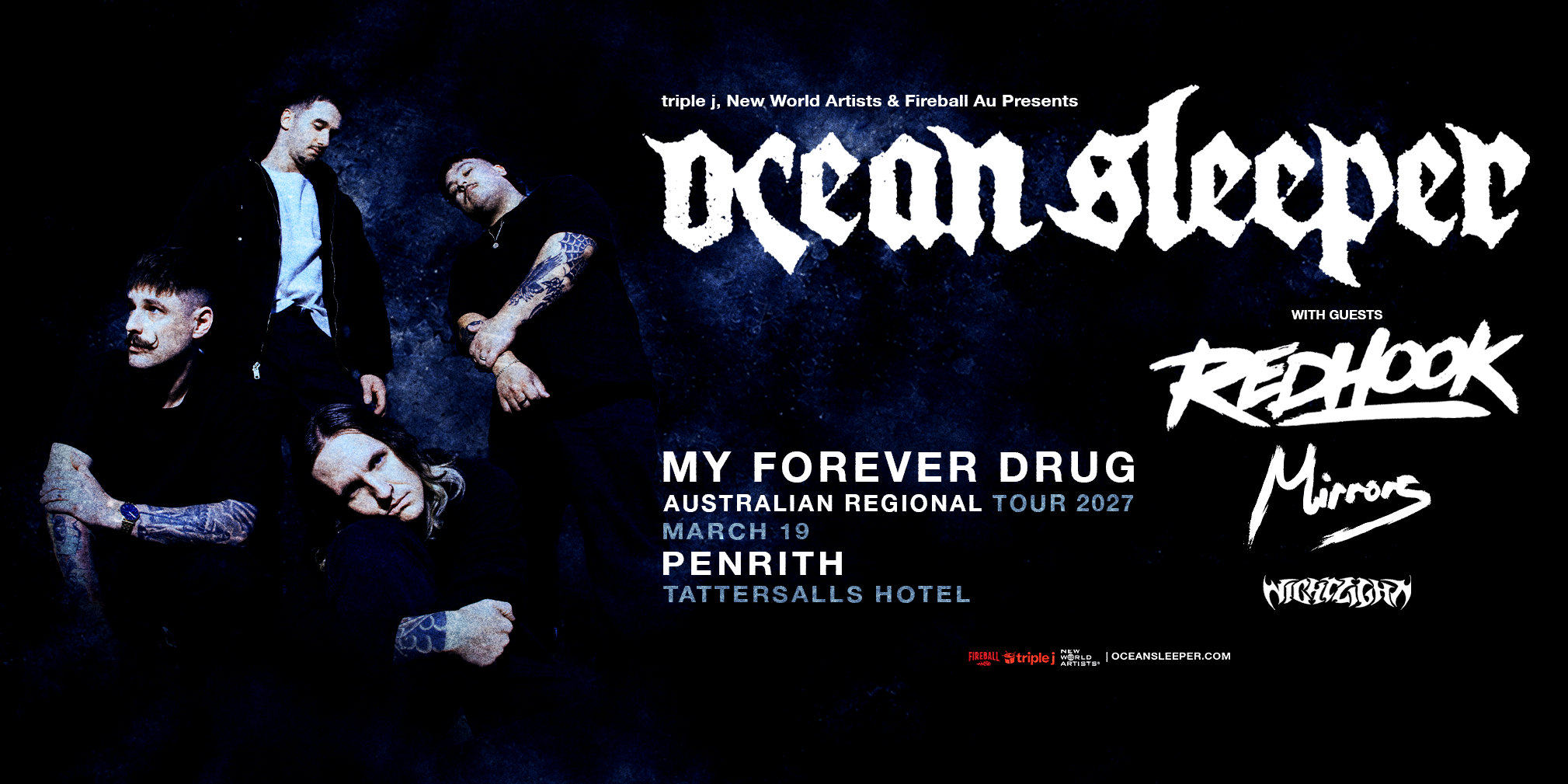 Ocean Sleeper 'My Forever Drug' Regional Tour 2027