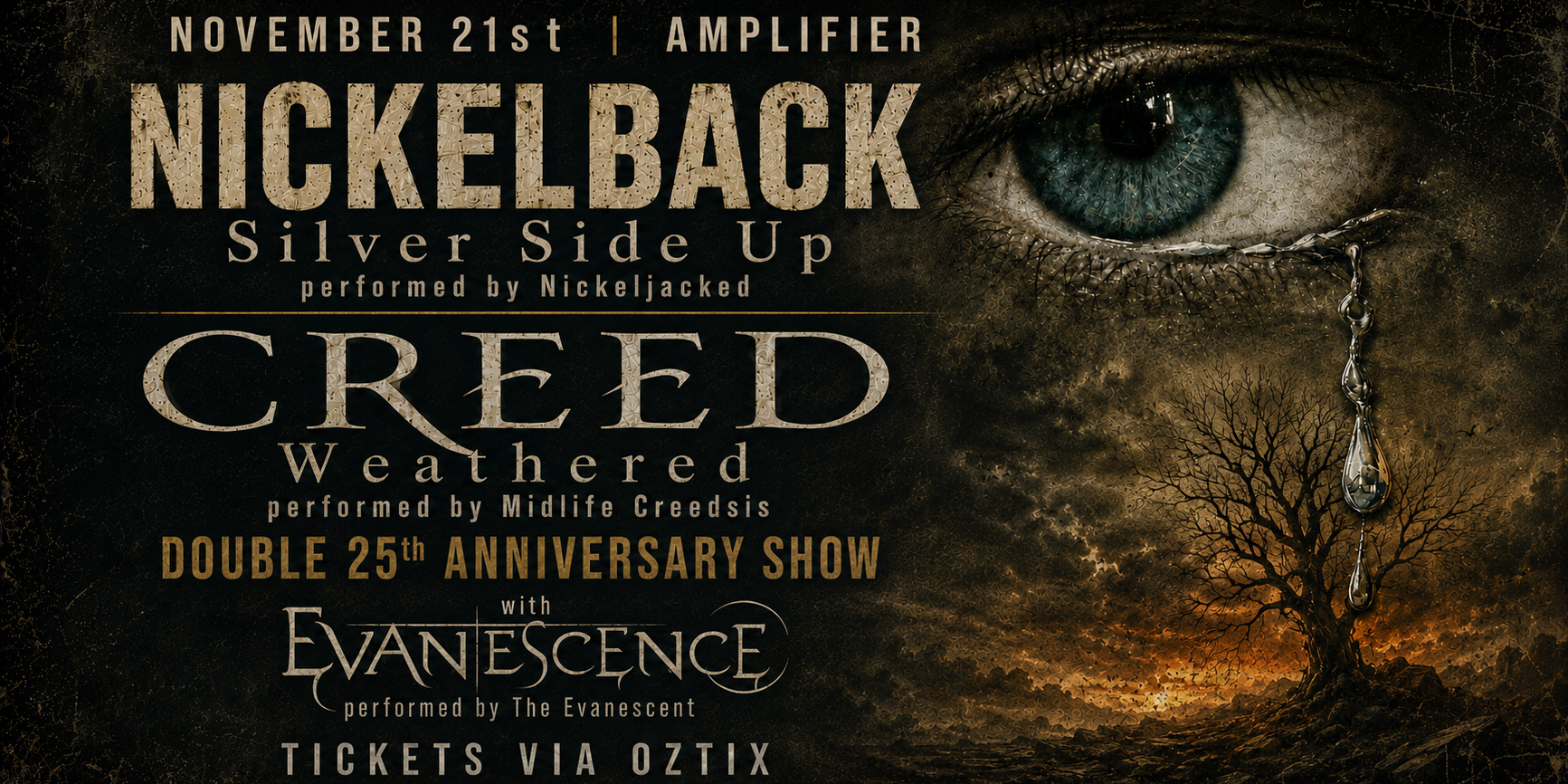 NICKELBACK ‘Silver Side Up’ X CREED ‘Weathered’ – Double 25th Anniversary Tribute Show | Amplifier