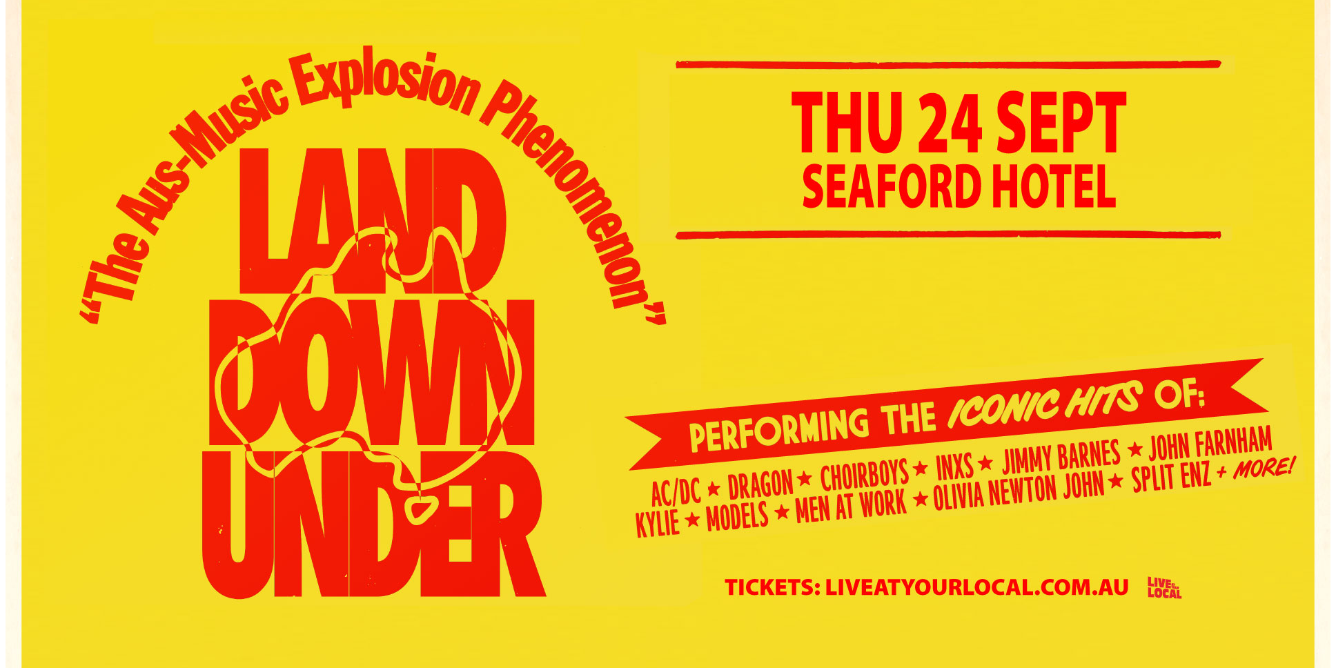 Land Down Under - The Aus-Music Explosion Phenomenon - Grand Final Holiday Eve