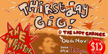 THIRSTDAY GIG w/ Crashing The Same Car, The Inspector, Balmoral